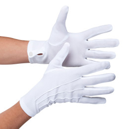 Gloves Women (Polyester), white