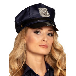 Police Chapeau für adultes: Police Cap, bleu