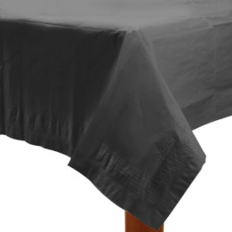 Tischdecke Papier, 137 x 274 cm, schwarz
