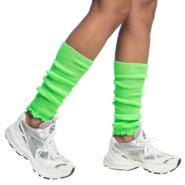 Jambières couleur néon: 80s années Disco Accessoires, vert