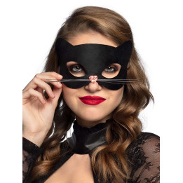 Masque Chat pour les yeux, noir