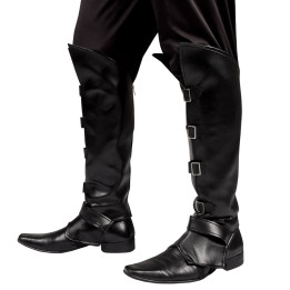 Hauts de botte pirate Striker, noir