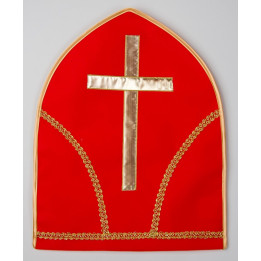 Mitre de Saint Nicolas, rouge