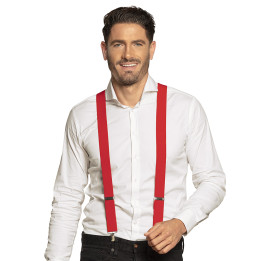 Suspenders, red