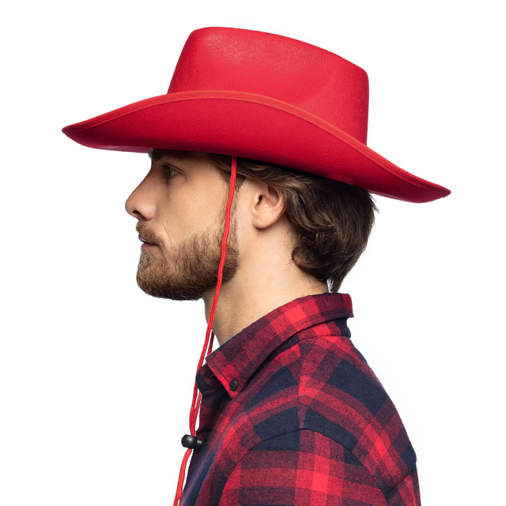 Cowboy Hat Rodeo: Western Hat, red