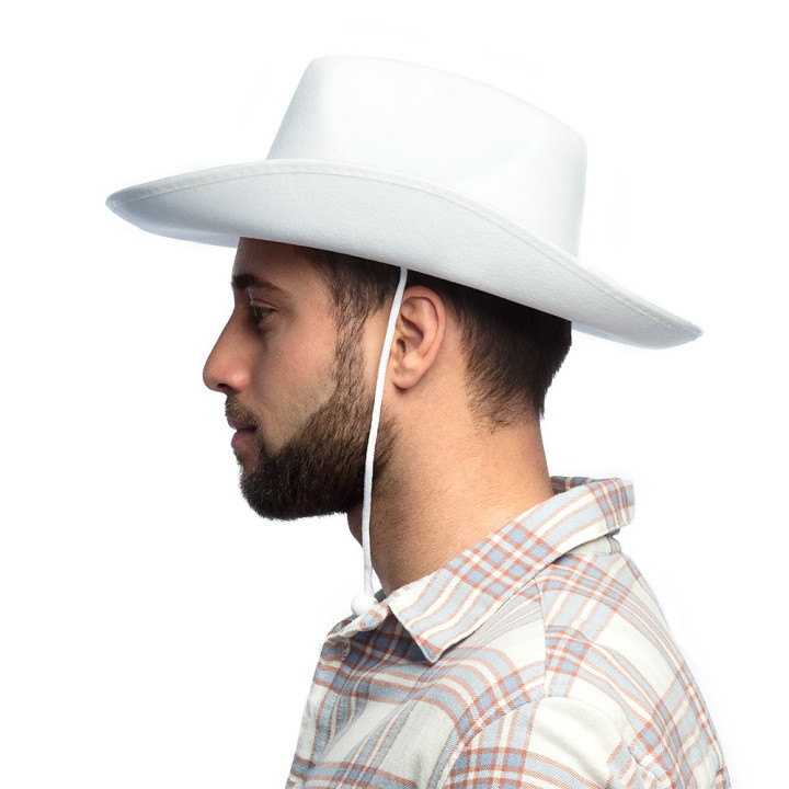 Cowboy Hat Rodeo, white