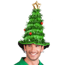 Christmas tree hat, green