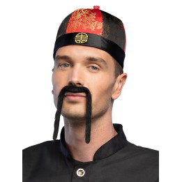 Chinese Moustache, black