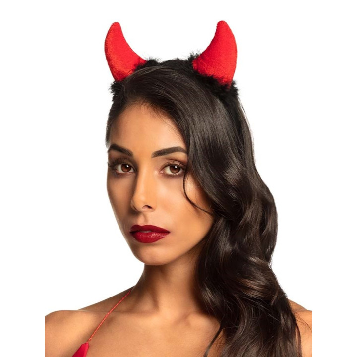 Devil Horns plush, red
