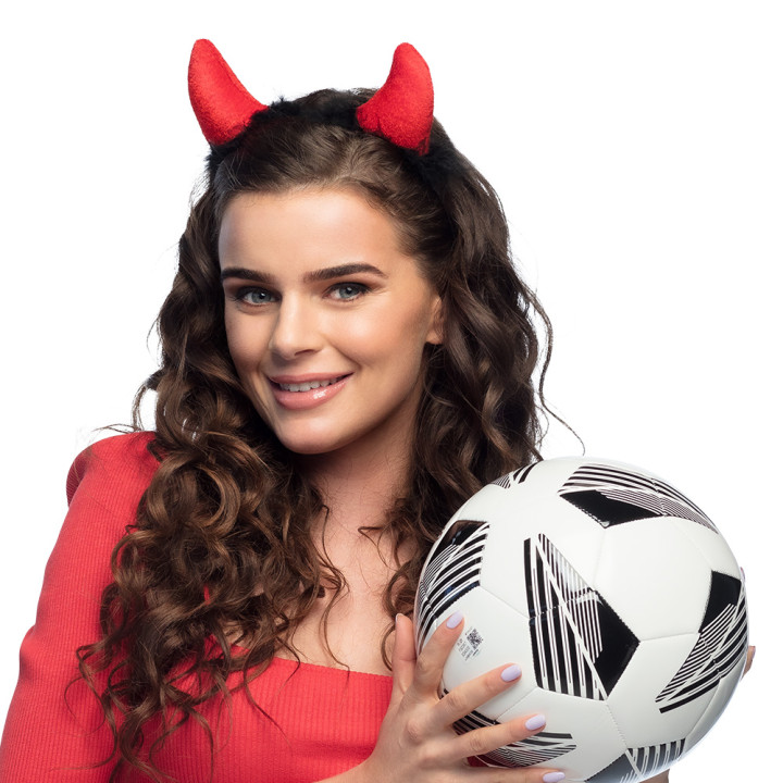 Devil Horns plush, red