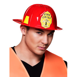 Helmet Fire chief : Fire Department Helmet, red