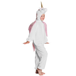 Plüschkostüm Einhorn, weiss