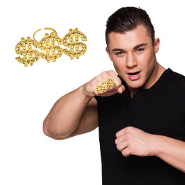 Dollar triple ring, or/gold