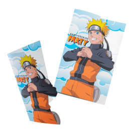 Cartes d'invitation Naruto : Accessoires pour fête d'anniversaire, 8piece, 16 x 10 cm