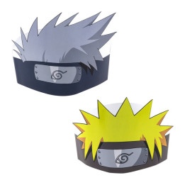 Naruto Serre-têtes: Accessoires pour fête d'anniversaire, 8piece