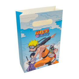 Sacs cadeaux Naruto : Accessoires pour fête d'anniversaire, 4piece, 15 x 23 cm