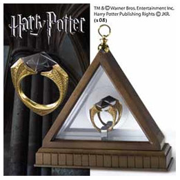 Harry Potter: Lord Voldemorts Horkrux Ring (vergoldet), 20,0 mm, or/noir