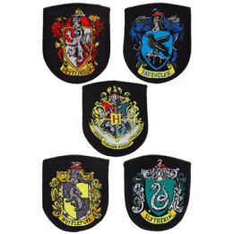 Harry Potter Patch Set: 5er Pack Hauswappen, 5items