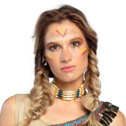 Collar Indian Squaw, multicolored