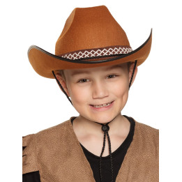 Kids  Cowboy Hat Junior, brown
