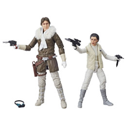 Star Wars - Episode V: Black Series Actionfiguren 2018 Leia & Han (Hot, 15 cm, mehrfarbig
