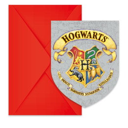 Harry Potter Invitation cards:FSC certified, 6items