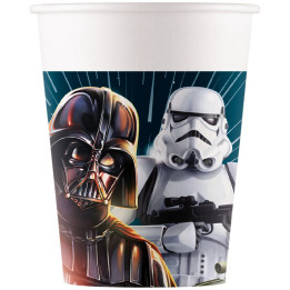Star Wars Partybecher, 8Stück, 200ml, mehrfarbig