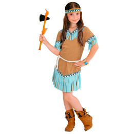 Indian costume: dress, belt, headband