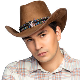 Rodeo cowboy hat Django, brown