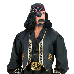 Gilet pirate, noir