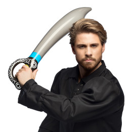 Aufblasbares Piratenschwert, 70 cm, grau