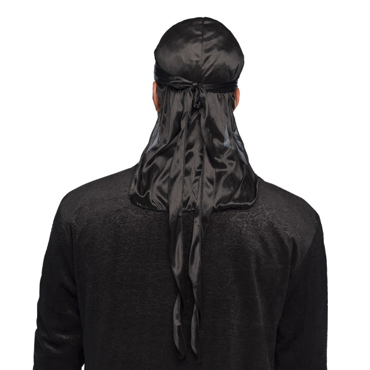 Piraten Bandana und Augenklappe, schwarz