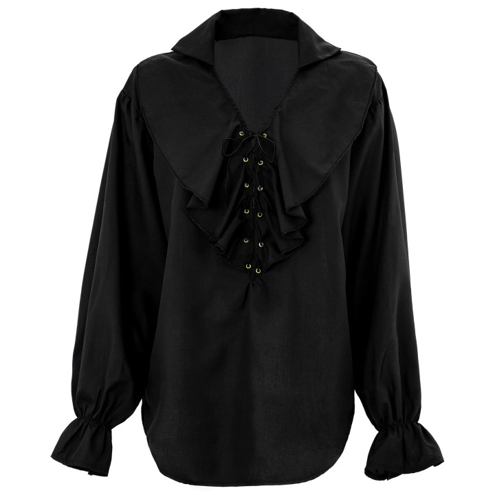 Pirate blouse, black
