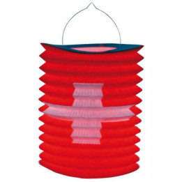 Croix Suisse lampion: 1er août Décoration, 28 cm, rouge