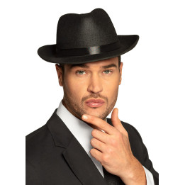 Mafia Gangster Hat, black
