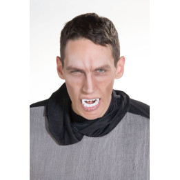 Mors de vampire, plastique, blanc