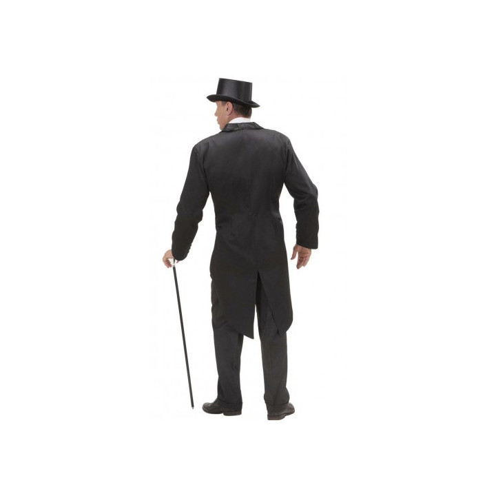 Men's tailcoat satin, black