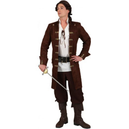 Piraten (Steampunk) Herrenjacke, braun