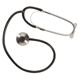 Stethoscope for nurses and doctors, black